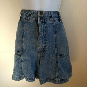 Vintage high waist jean denim shorts lee riders